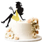 1 Pcs 2024 Graduation Cake Topper With Glitter Grad Cap Diploma High Heel Girl Graduation Cake Pick 2024 Senior Graduation Cake