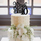 Rssta i Cake Topper Black Star Glitter 10th Birthday Decoration XM1222-10