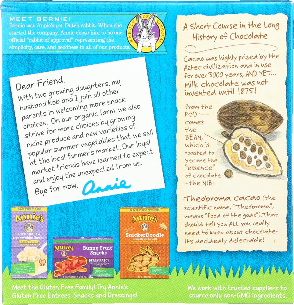 Annies Chewy Gluten Free Granola Bars Double Chocolate Chip 0.98 Oz Bars (Pack