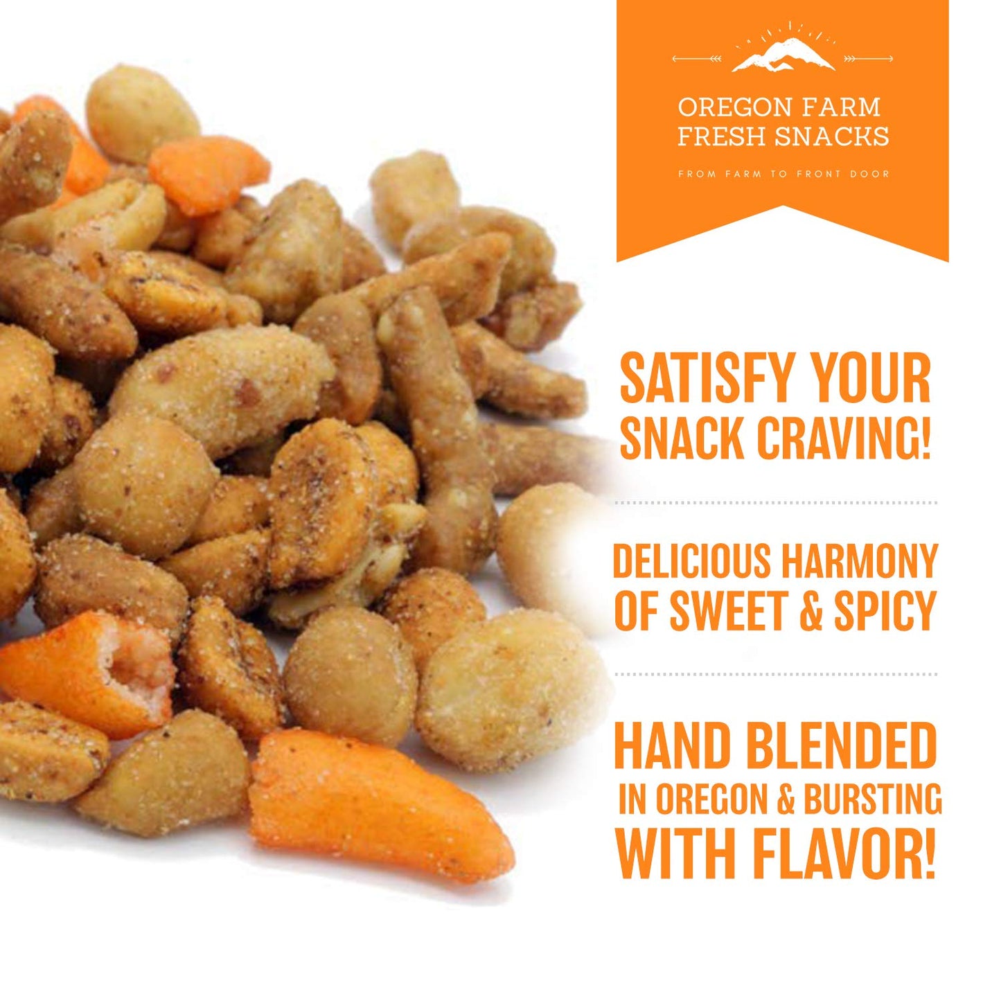 OREGON FARM FRESH SNACKS Sweet & Spicy Trail Mix - Assorted Nuts &  ers - 16oz