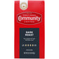 Community Coffee Dark Roast Ground Coffee, 16 oz Bag, Model 222869