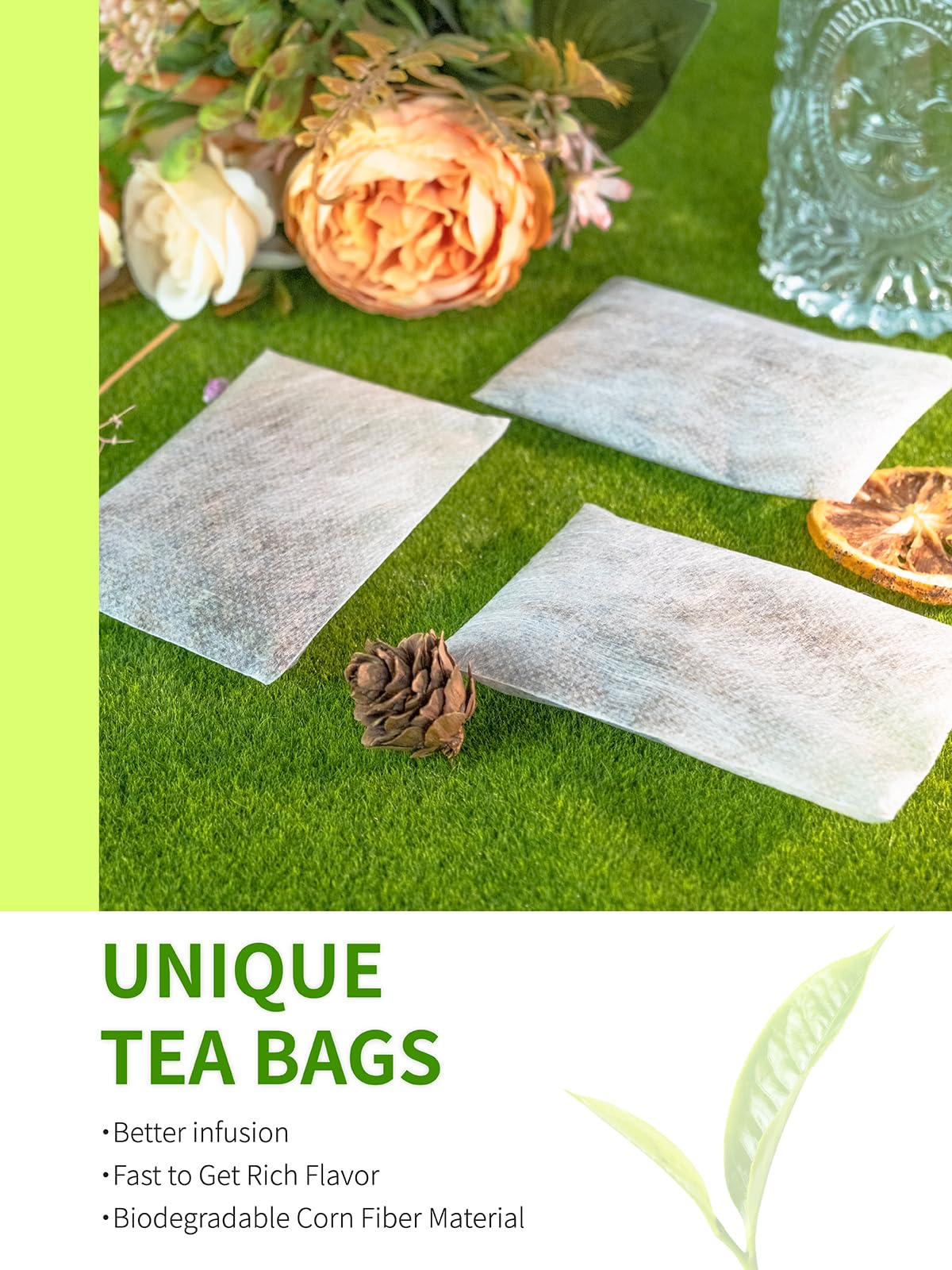 Teelux Sweet Iced Tea Bags, Green Tea Blended With Natural Sweet Tea, Quart-Sized Refreshing Iced Green Tea, Zero Sugar, 30 Coun