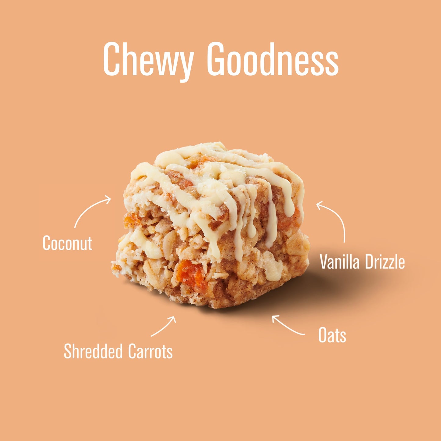 Heavenly Hunks Carrot Cake Drizzle - 5Oz Bag (6 Pack)