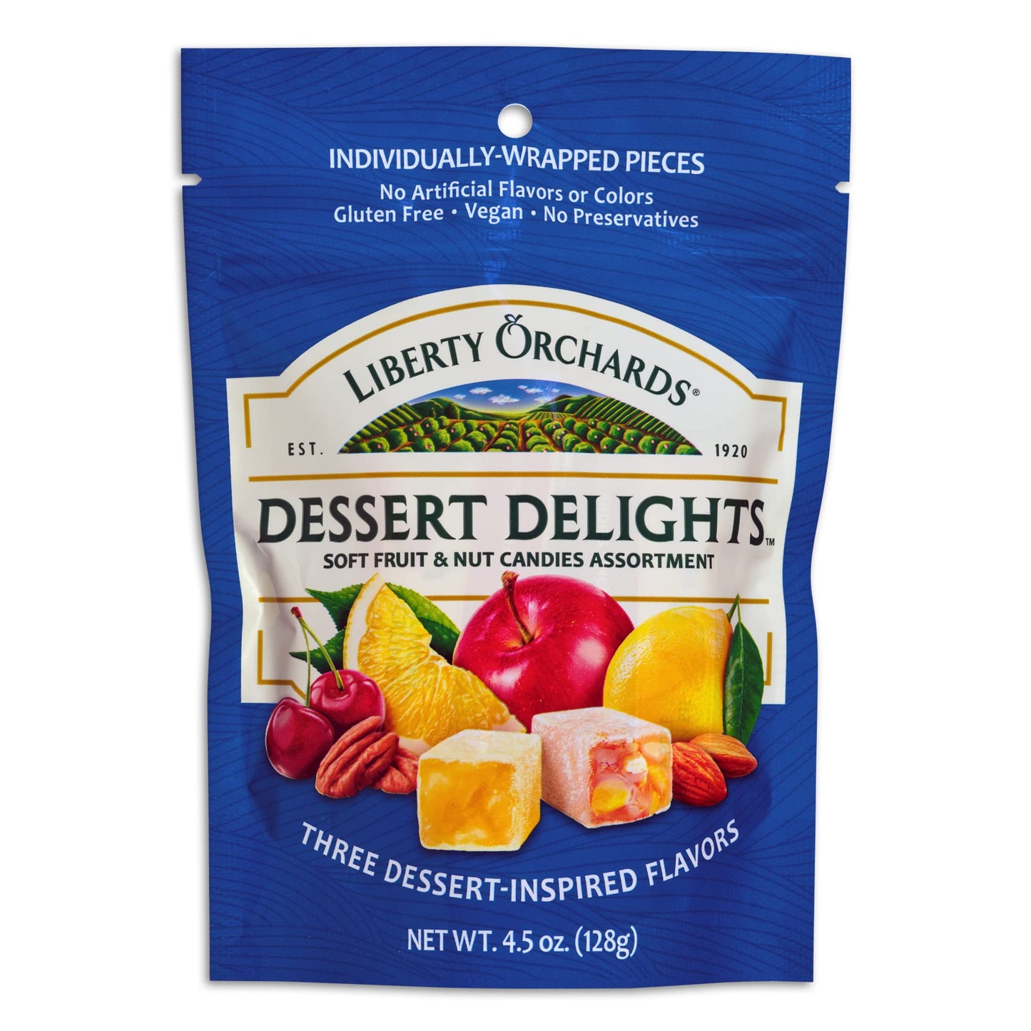Liberty Orchards New Dessert Delights Package! - Vegan Turkish Delight Candy 4.5Oz