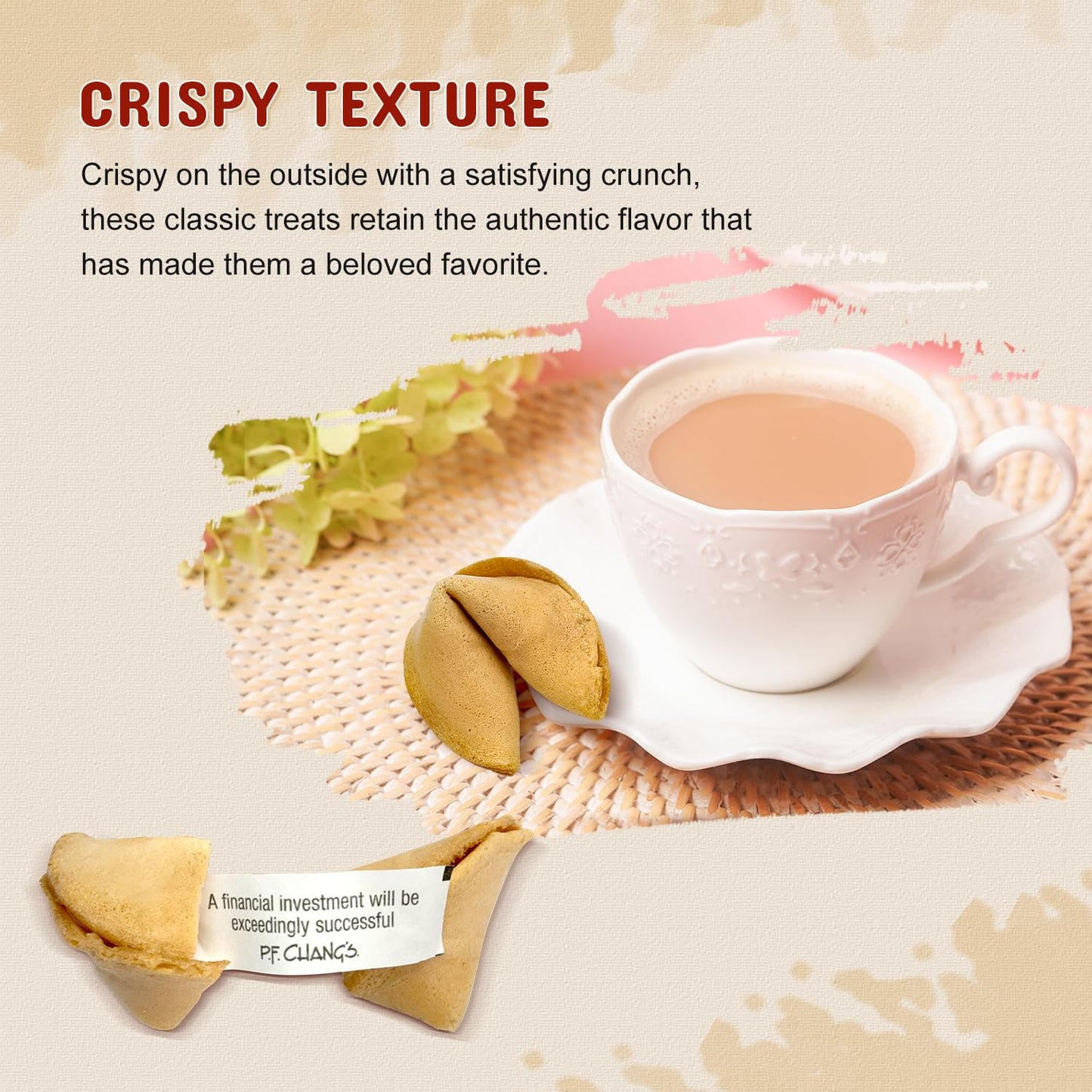 52Usa Fortune Cookies, Approx. 350Pcs, Vanilla Flavor, Fortune Cookies Individually Wrapped Bulk, Fresh Cookies 56Oz