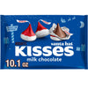 HERSHEYS KISSES Milk Chocolate Santa Hat, Christmas Candy Bag, 10.1 oz