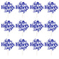 Keoysek 12Pcs Happy Father'S Day Cake Toppers Glitter Cupcake Topper Blue Cake Decoration For Father'S Day Party Supplies Dad Ca