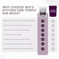 Reds Kitchen Sink Purple Sea Moss - Wildcrafted from St. Lucia | 16oz Makes ~200oz Sea Moss Gel | 100% Natural & Raw | Supports