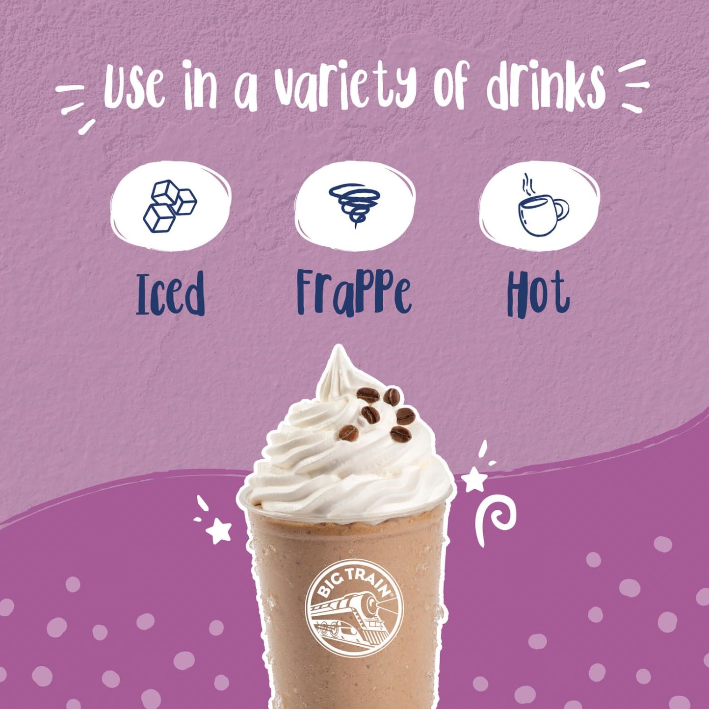 Big Train Chocolate Peanut Butter Blended Ice Coffee Beverage Mix, 3.5 Pound (Pack Of 1)