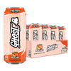 GHOST Energy Drink - 12-Pack, Peaches Flavor, 16oz, Gluten-Free, Vegan, 200mg Caffeine
