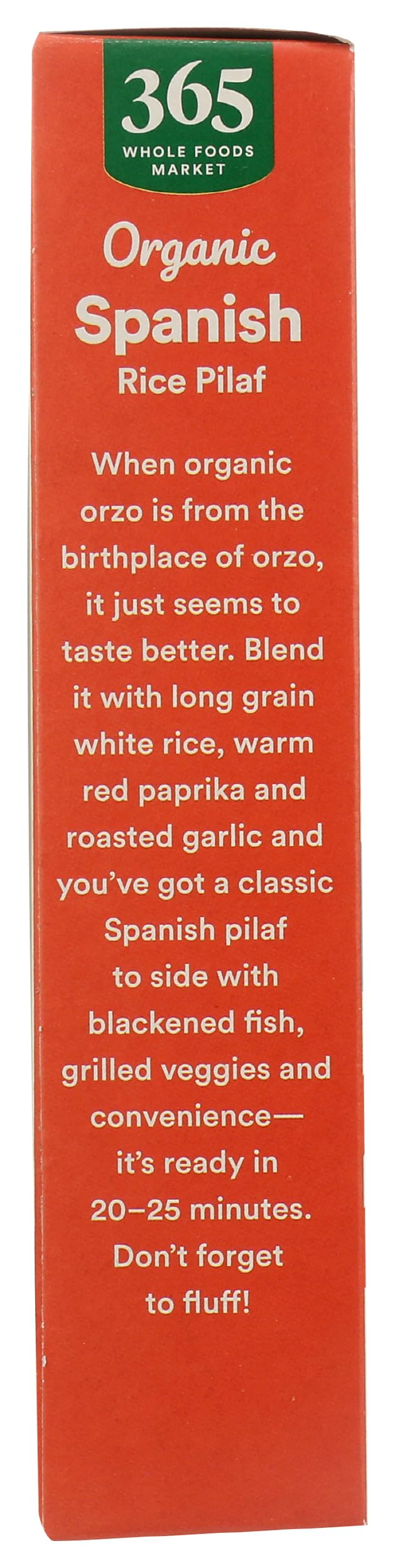365 by Whole Foods Market, Organic Spanish Rice Pilaf, 6.1 Ounce