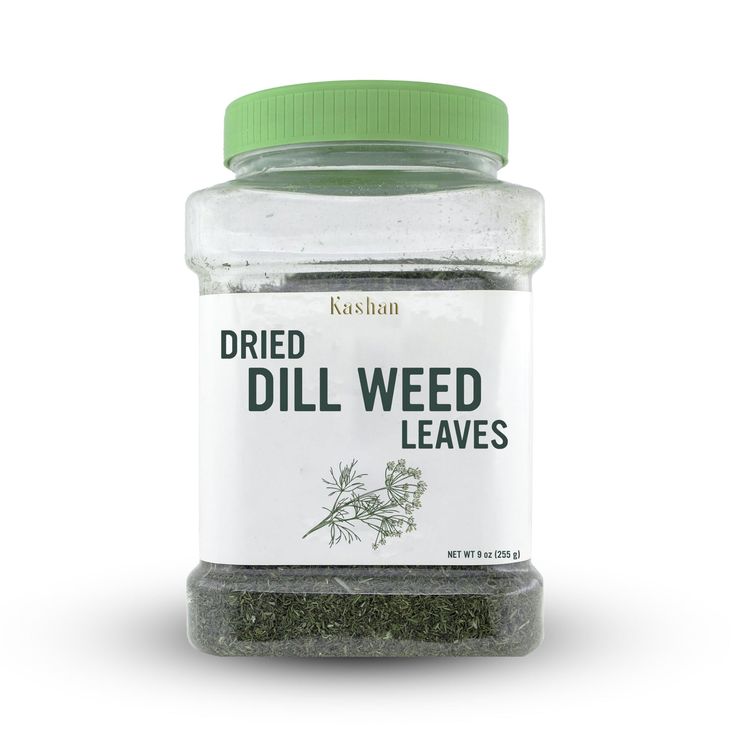 Kashan Dill Weed, Aromatic Seasoning for Salads, Soups & Meat, Vegetarian, 9oz (255g)