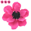 Global Sugar Art Anemone Wind Flower Sugar Cake Flowers Hot Pink, 3 Count by Chef Alan Tetreault