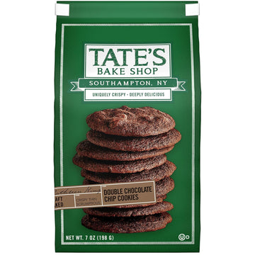 Tate'S Bake Shop Double Chocolate Chip Cookies, 7 Oz (Pack Of 6)