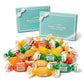 Andy Anand Sugar-Free Ginger Candy, 55 pc, 7 oz – Orange, Mango & Lemon Flavors, Made in Italy, Imported Keto & Diabetic-Friendly Gift Box