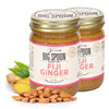 Big Spoon Roasters Fiji Flavor Blendger Almond Butter With Sea Salt - Keto Friendly  Low Sugar Almond Butter - Crunchy & Bee-Friendly Almonds - Gourmet & Pure Almond Nut Butter - 2 X 13 Ounces