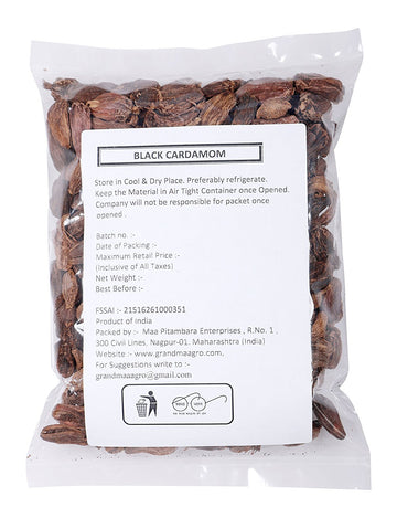 Grandma Agro Black Cardamom, 200 Grams