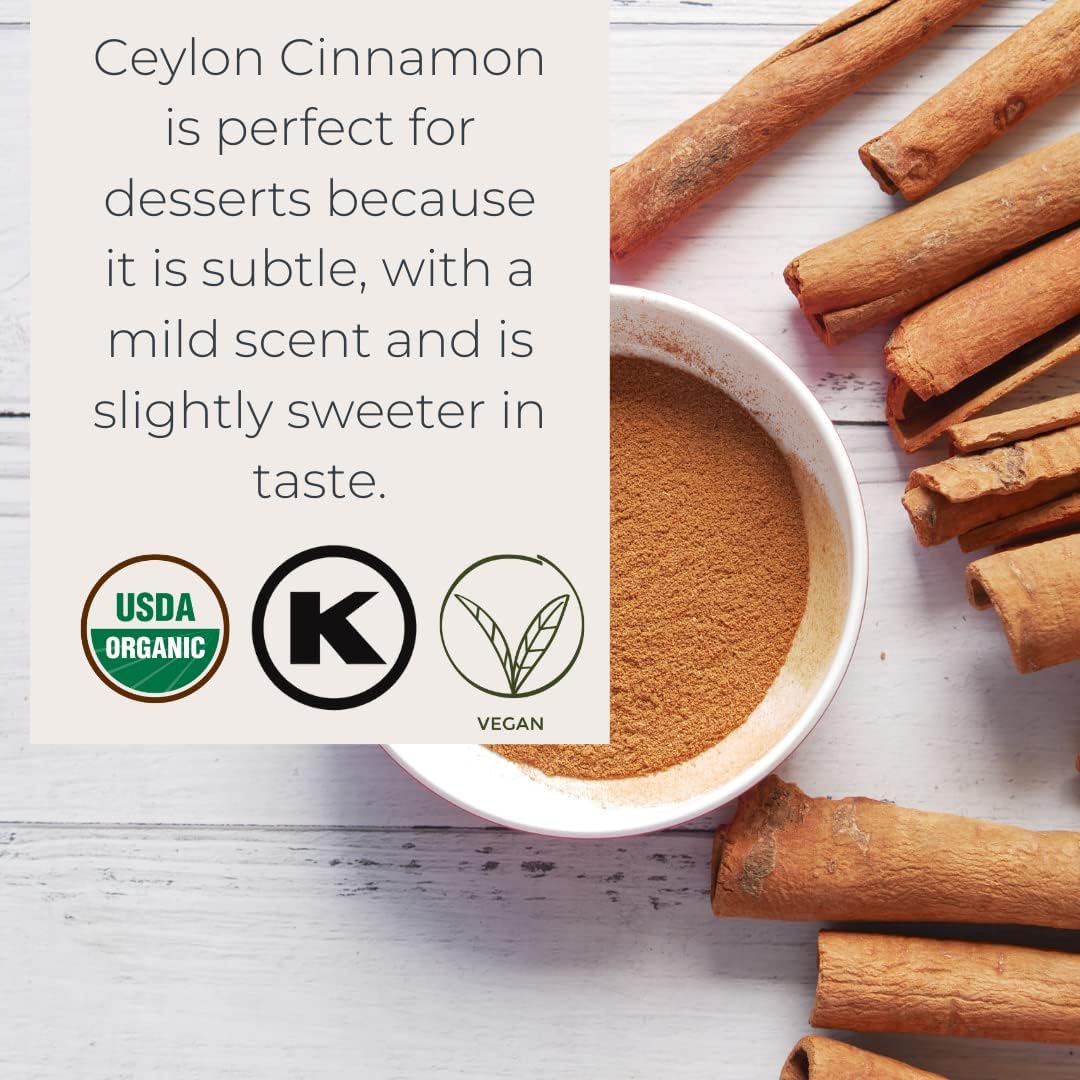 Starwest Botanicals Certified Organic Cinnamon Sticks, 2 lb, 2 3/4 Length | For Baking, Cooking & Beverages | Non-GMO, Kosher Ce