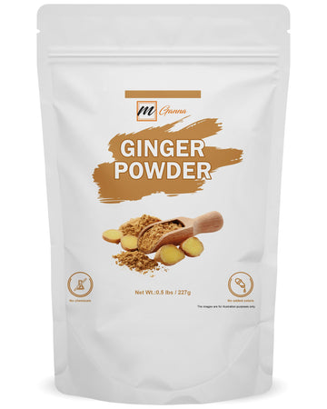 mGanna 100% Natural Ginger Powder as a Spice in Food Recepies, Salads and Skin Care 227 GMS / 0.5 LBS