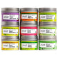 Heavenly Tea Leaves Organic Wellness Tea Sampler - 9 Assorted Loose Leaf Teas & Herbal Tisanes, 90 Servings, Great Hot or Iced