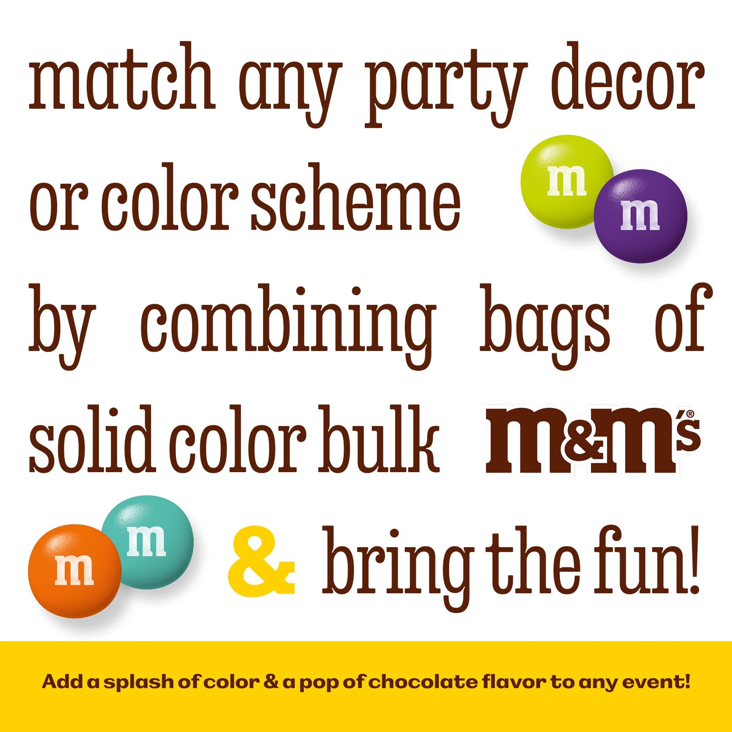 M&MS WORLD Aqua Milk Chocolate Candy, 5lbs of M&MS in Resealable Pack for Candy Bars, Birthday Parties, Graduations, Dessert Ta