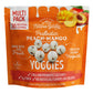 Natures Garden Probiotic Peach Mango Yoggies  21oz (30 x 0.7oz) - Yogurt Covered Fruit Snack  High Fiber  Real Fruit Pieces  Healthy Fruit Snack Packs