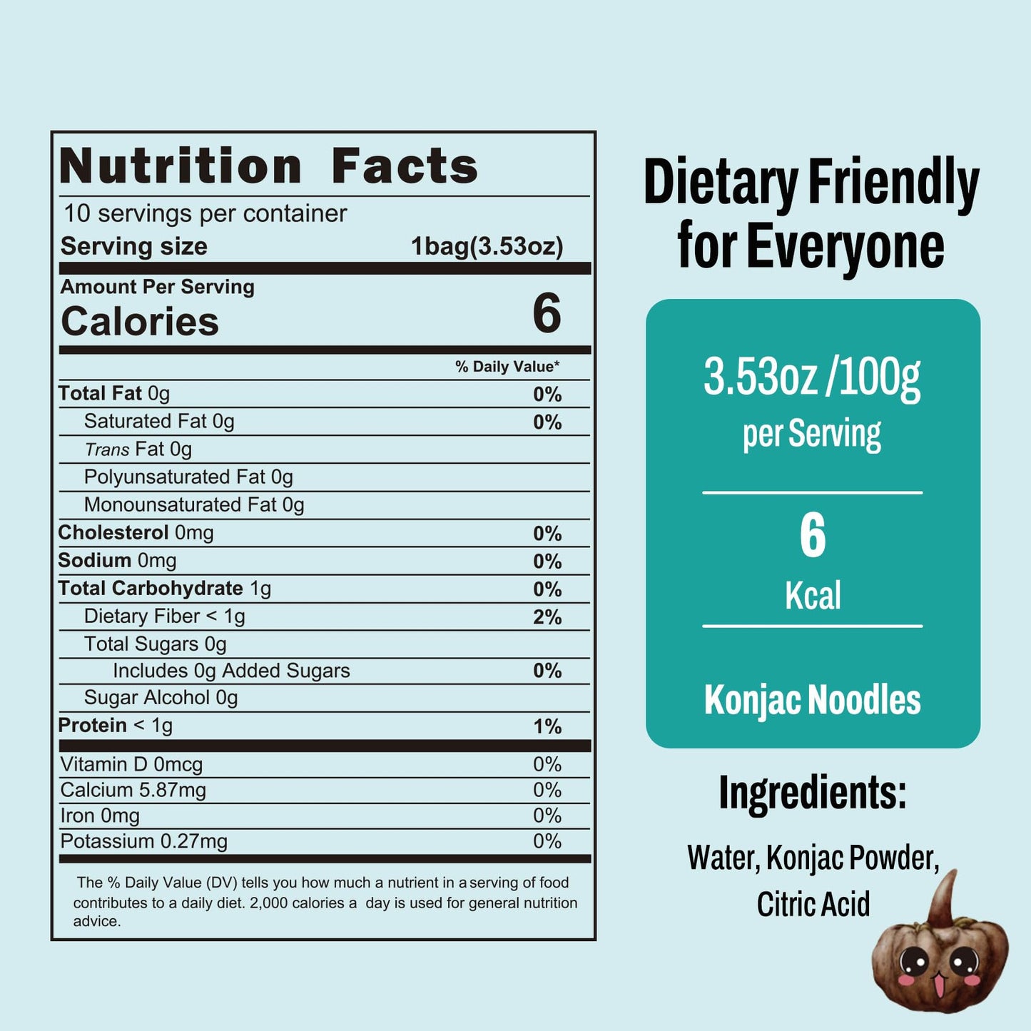 VOLO VERO Shirataki Noodle, 10 Packs Konjac Fettuccine Low-Carb Pasta, Gluten Free, Vegan, Low Calorie, Sugar Free, Keto Friendl