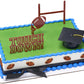 Lucks Dec-Ons Decorations Molded Sugar/Cup-Cake Topper  Football  1.125 Inch  264 Count