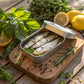 Season Brisling Sardines In Extra Virgin Olive Oil - Wild Caught, 14G Of Protein, Keto Snacks, More Omega 3S Than Tuna, Kosher, High In Calcium, Canned Sardines, Two Layers - 3.37 Oz Tins, 6-Pack