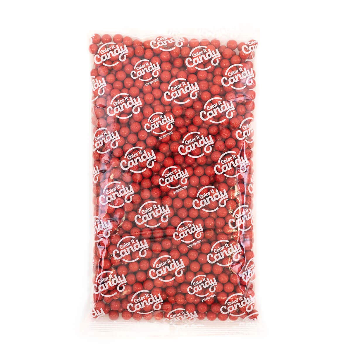 Color It Candy Red Sixlets 2 Lb Bag - Perfect For Table Centerpieces, Weddings, Birthdays, Candy Buffets, & Party Favors.