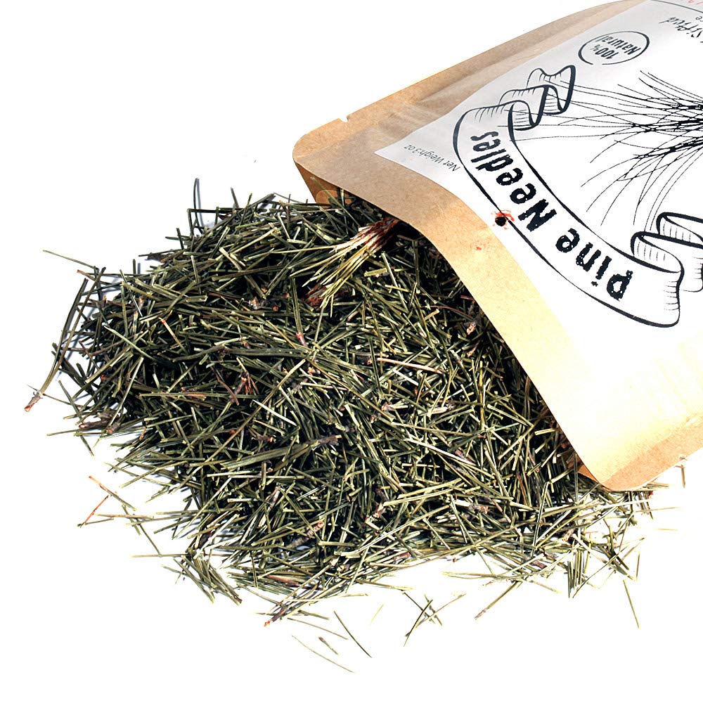 EidolonGreen Pine Needle Tea - Dried Bulk Pine Needles 3 Oz (88g) - 100% Natural, Green