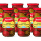 Mezzetta Sweet Cherry Peppers, Mild | Kosher, Gluten Free, Keto | 16 Fluid Ounce Jar (Pack of 6)
