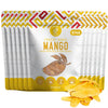 Crispy Craze Freeze Dried Mango (12 Snack Sized Bags, 0.52 oz Each), Sliced Mango Fruit Crisps, Non GMO, Healthy Snack, No Added