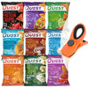 9 Pack Flavor Sampler - Quest Nutrition Tortilla Style Protein Chips, Variety Pack With Usa-Supply Magnetic Chip Clip