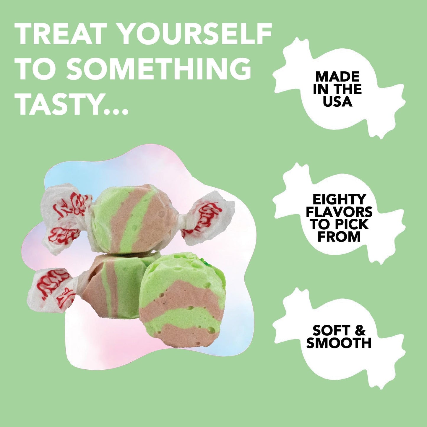 Taffy Town Saltwater Taffy - Dirty Soda | Gourmet | Nougat-Style Candy | Soft & Delicious | Summer Snack Treats | Party Good Can