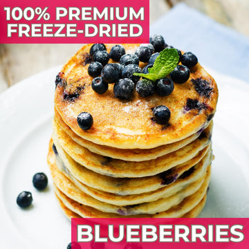 Nutristore Freeze Dried Blueberries | #10 Can Fruit | Perfect Healthy Snacks | Bulk Survival Emergency Food Storage Supply | Low