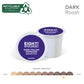 Eight O Clock Coffee Dark Italian Roast Single-Serve Keurig K-Cup Pods, Medium Roast Coffee Pods, 96 Count