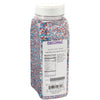 DECOPAC Red, White, And Blue Nonpareils | 30oz | Fancy Cake Sprinkles in Handheld Container, Edible Cake Decorations For July 4t