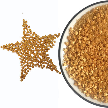 Edible Sugar Gold Star & Golden Sanding Candy Sprinkles Dessert Sprinkle Cake Cupcake Toppers Cookie Decorations Candy Sprinkles