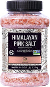 Soeos Himalayan Pink Salt, Coarse Grain, 80oz (5 Pound), Non-GMO Himalayan Salt, Kosher Salt, Pink Himalayan Sea Salt Coarse for