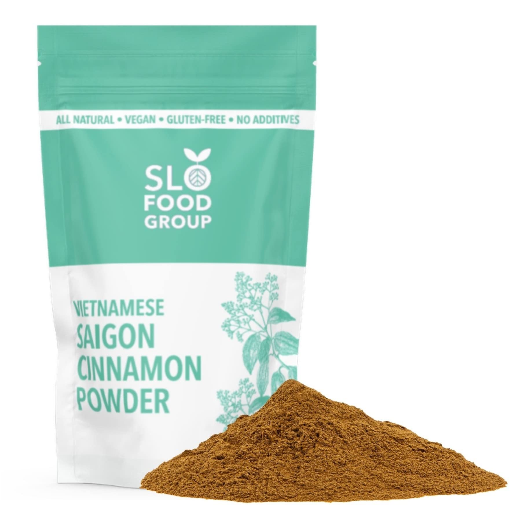 Slofoodgroup Saigon Cinnamon Powder, Whole Ground Vietnamese Cinnamon (8 Ounces)