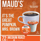 MAUDS Decaf Pumpkin Spice Coffee Pods, 72 Count, 100% Arabica, Medium Roast, Compatible with Keurig K-Cup Brewers