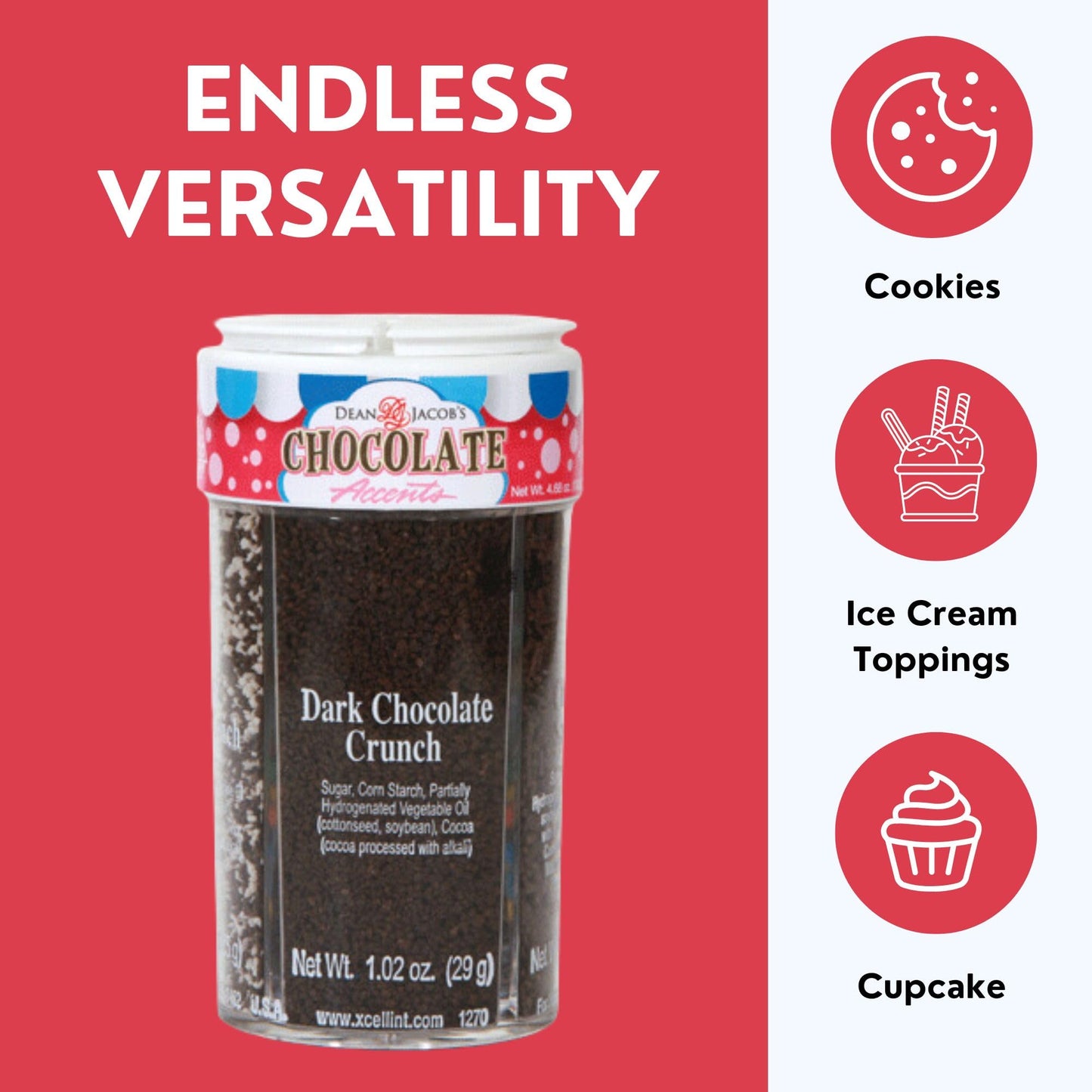 Dean Jacob'S 4In1 Chocolate Accents ~ 4.68 Oz.