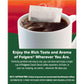 Folgers Coffee Singles Medium Roast Decaf Coffee Bags, 19 Count (Pack Of 6)