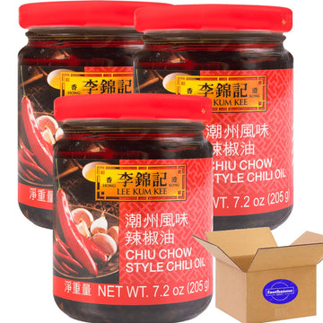 lkk Chiu Chow Chili Oil 7.2oz (3pack, 7.2oz)