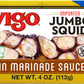 Vigo Premium Imported Canned Seafood, Jumbo Squid In Marinade Sauce, Specialty Flavored, Perfect For Recipes And Dishes (Jumbo Squid In Marinade Sauce, 4 Ounce (Pack Of 10))