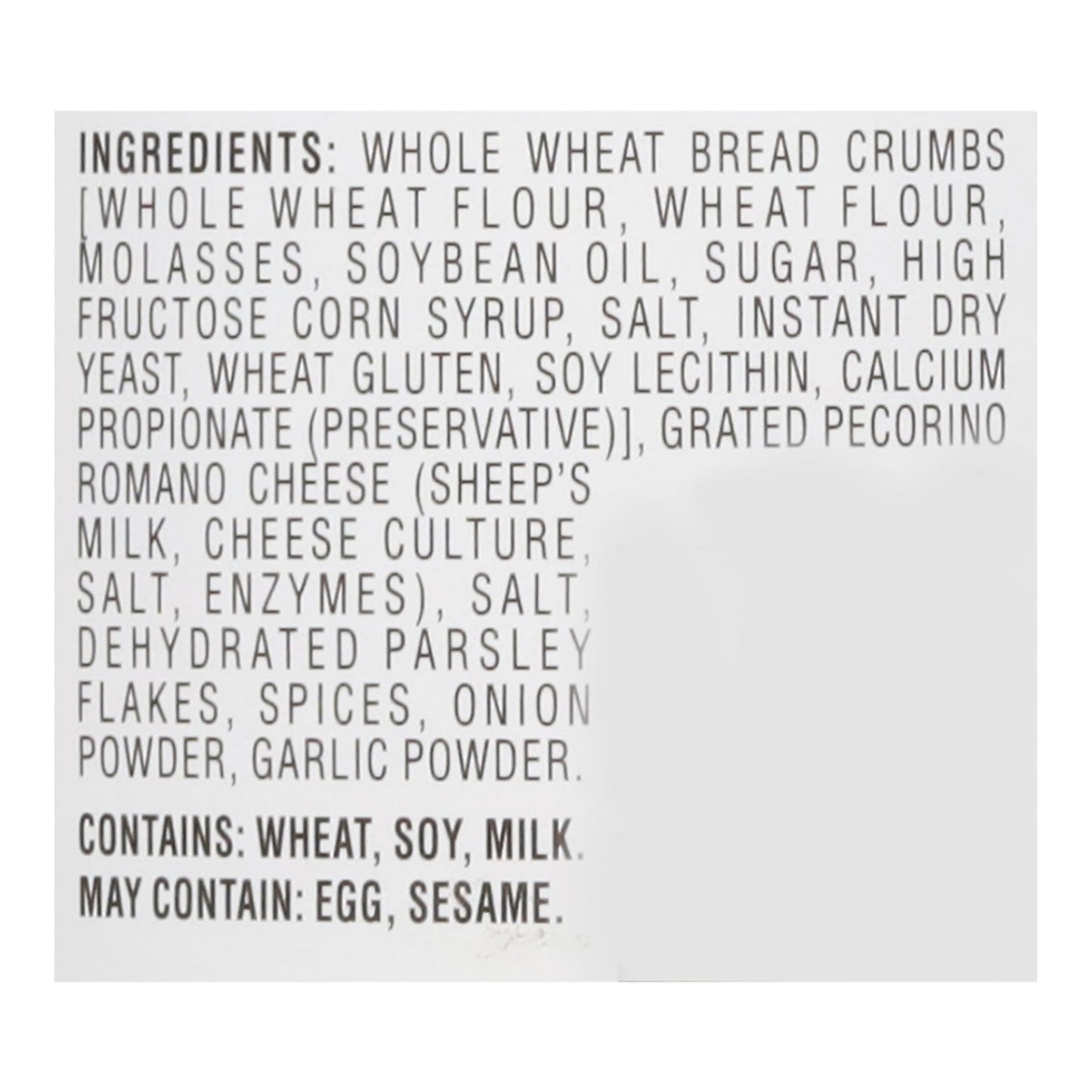 4C Whole Wheat Seasoned Bread Crumbs 13 Oz. (Pack Of 3)