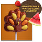 Turkey Lollipops  Individually Wrapped Thanksgiving and Fall Themed Candy  Strawberry and Watermelon Flavored  24 Suckers
