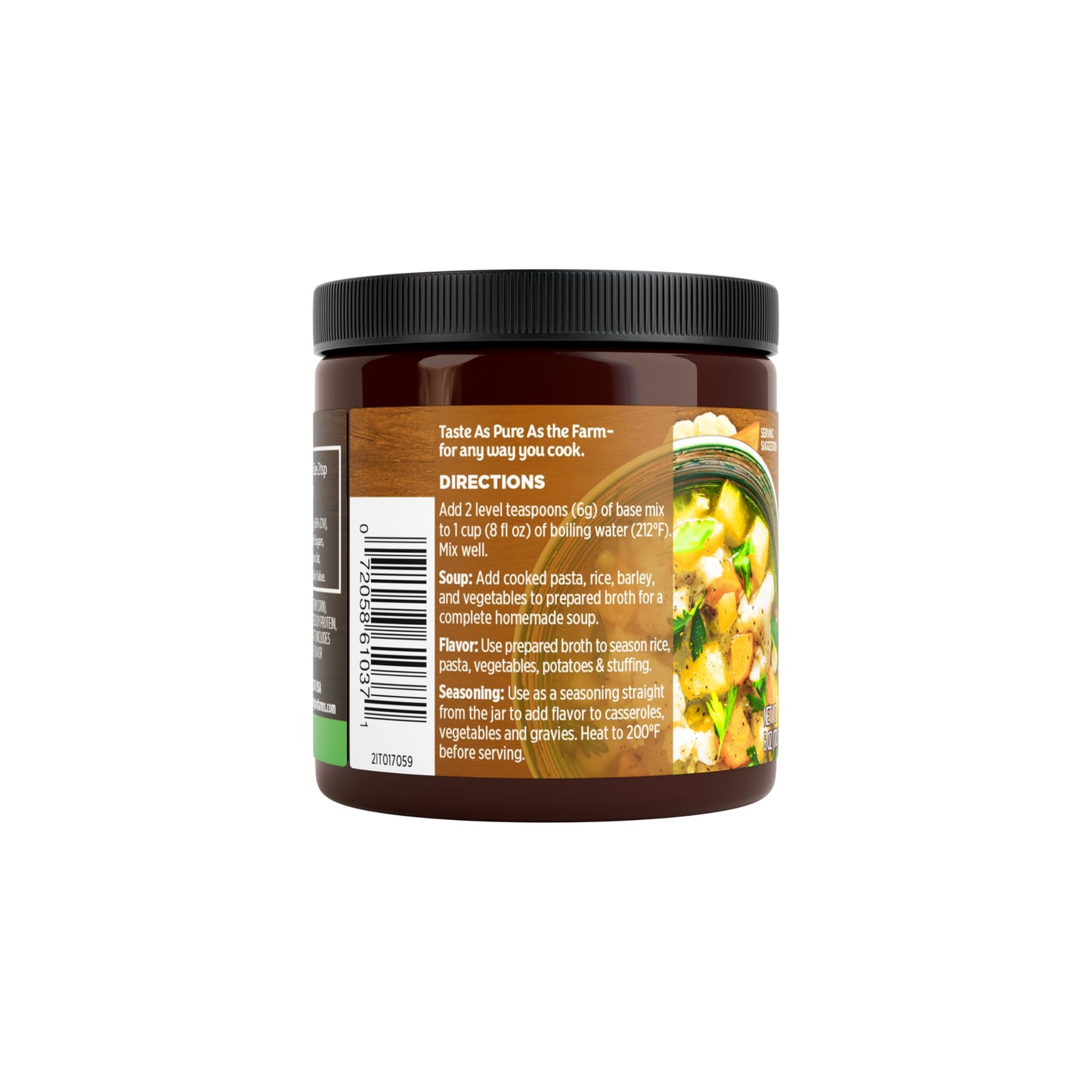 Orrington Farms Vegan Chicken Flavored Broth Base, Bring Flavor To Your Favorite Soups & Stews, Gluten Free, Vegetarian Friendly