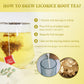 FullChea Licorice Root Tea Bags - Non-GMO, Caffeine-Free Herbal Tea, 40 Count, 2g/bag